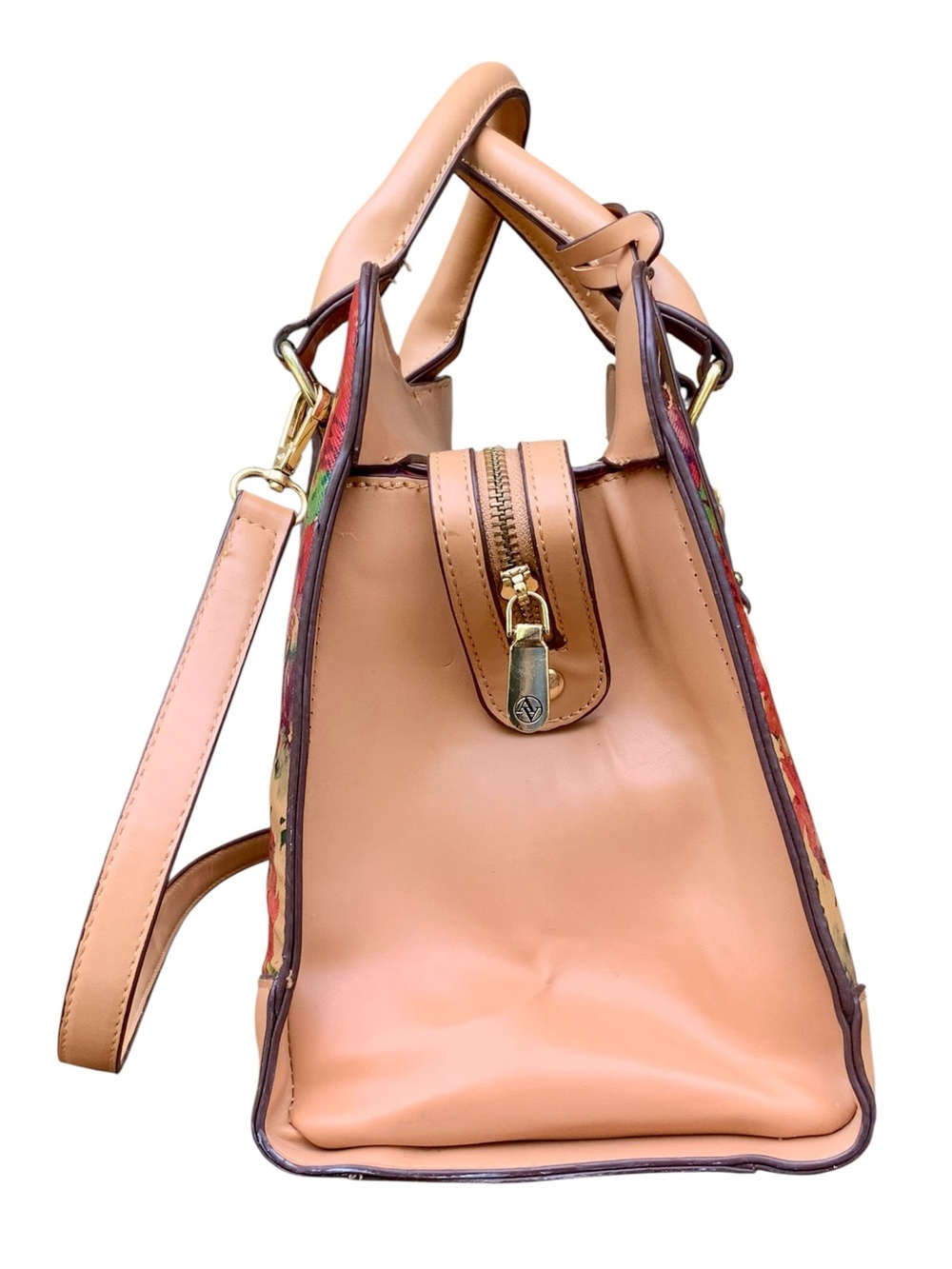 Adrienne Vittadini Studio Floral Design Satchel - Picture 6 of 15